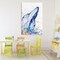 Stupell Industries Breech Whale with Splatter Canvas, design by Marc Allante